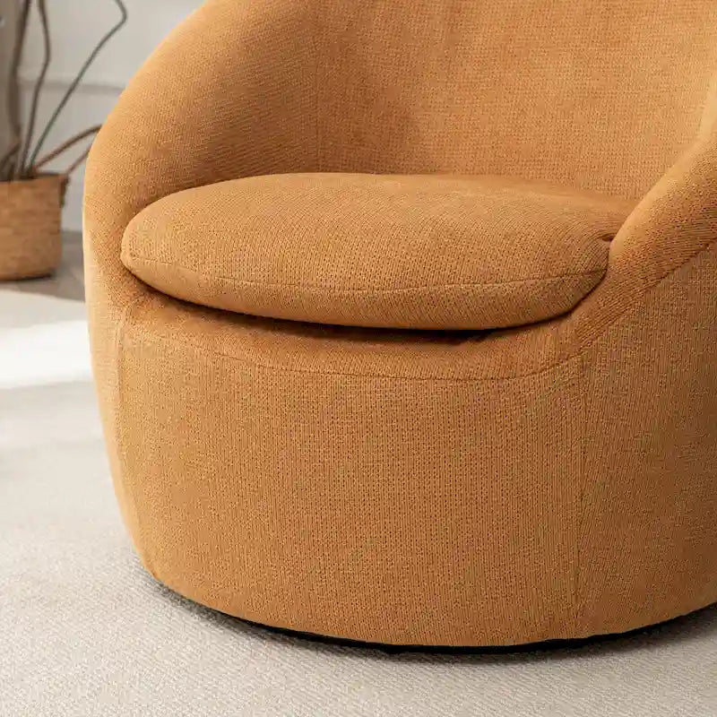 Roundhill Furniture Winnie Modern Swivel Barrel Chair