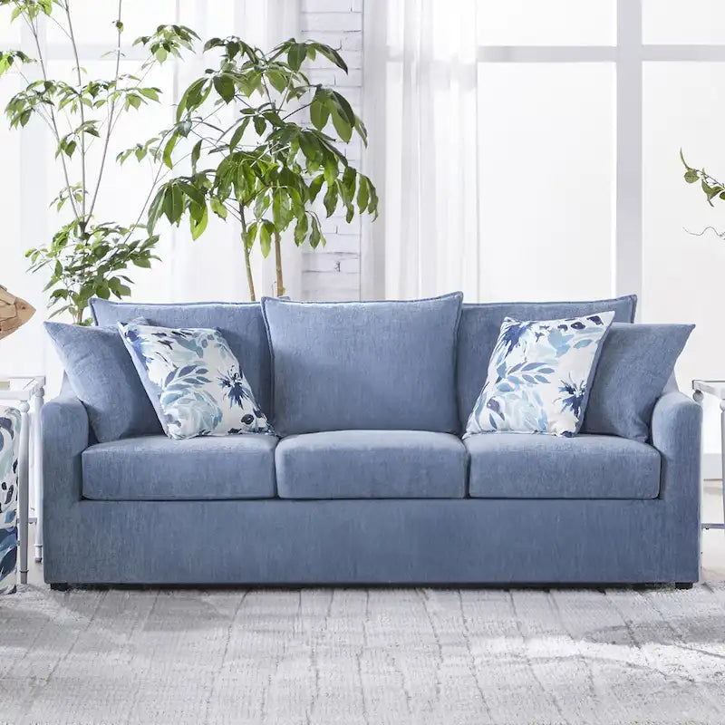 New Classic Furniture Anatasia Pillow Back Sofa, Made in USA