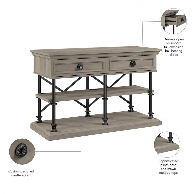Consolle da parete Coliseum di Bush Furniture