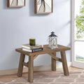 Sawmill Wood Bench - 13.3D x 30W x 17.3H