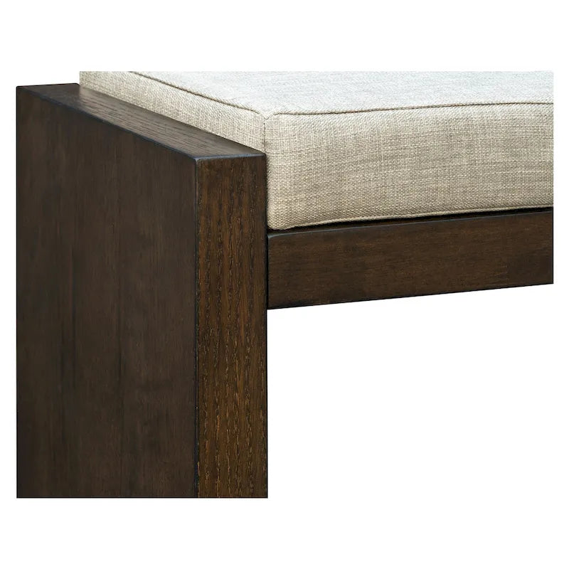 Panchina Madison Park Stanton Accent con ripiano inferiore