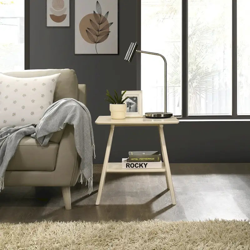 Set da 3 tavolini da caffè in legno Arona di Roundhill Furniture, stile moderno di metà secolo