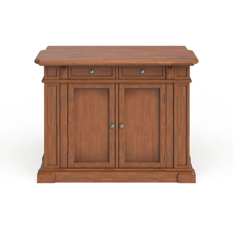 Isola da Cucina Americana Distressed Cottage Oak con Ribalta