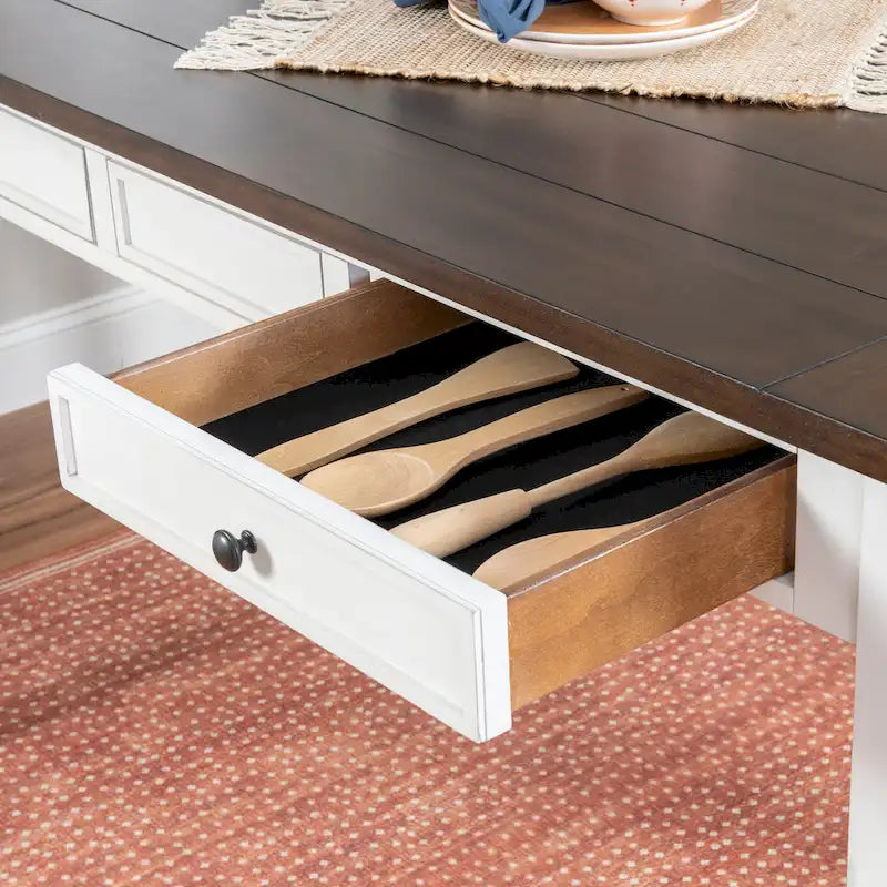 Set da pranzo Menard Wood a 6 pezzi, altezza bancone