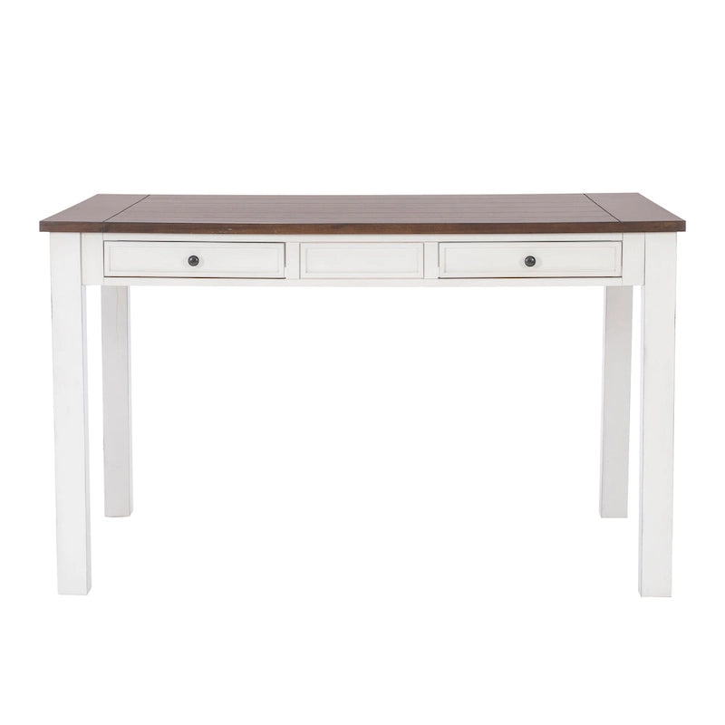 Set da pranzo Menard Wood a 6 pezzi, altezza bancone