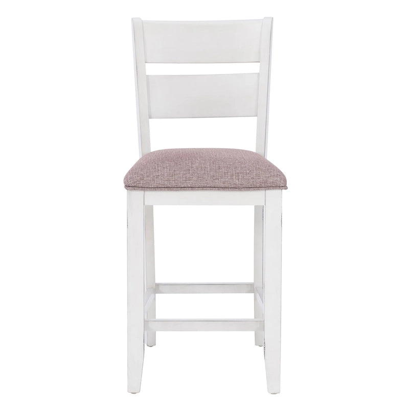 Set da pranzo Menard Wood a 6 pezzi, altezza bancone
