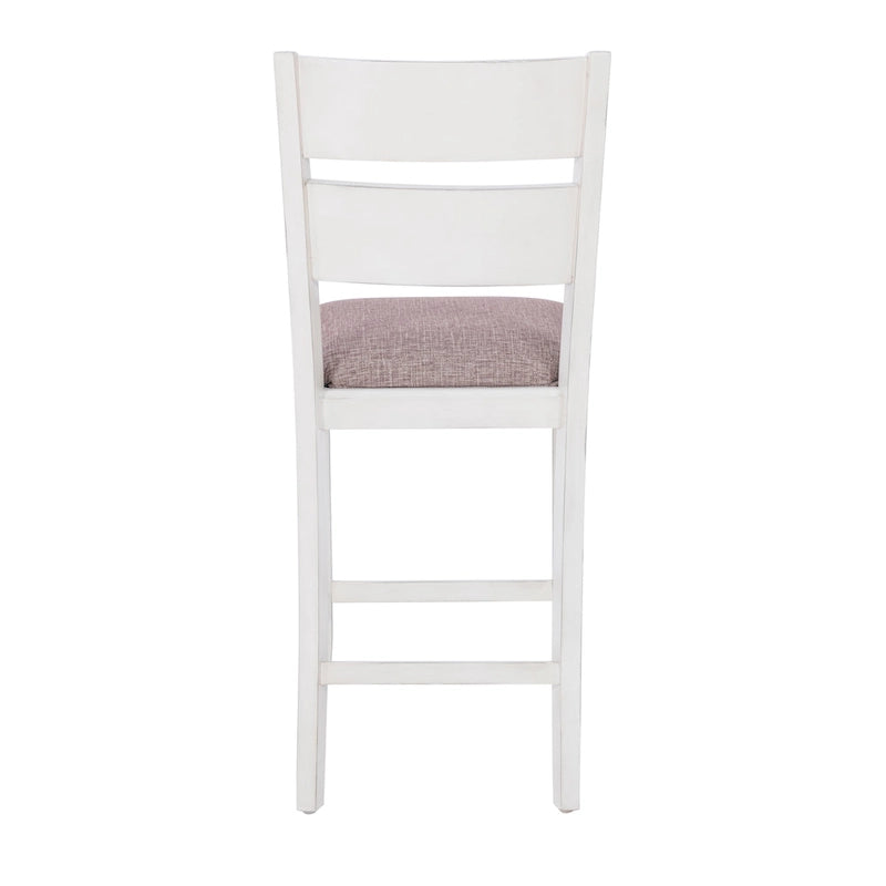 Set da pranzo Menard Wood a 6 pezzi, altezza bancone