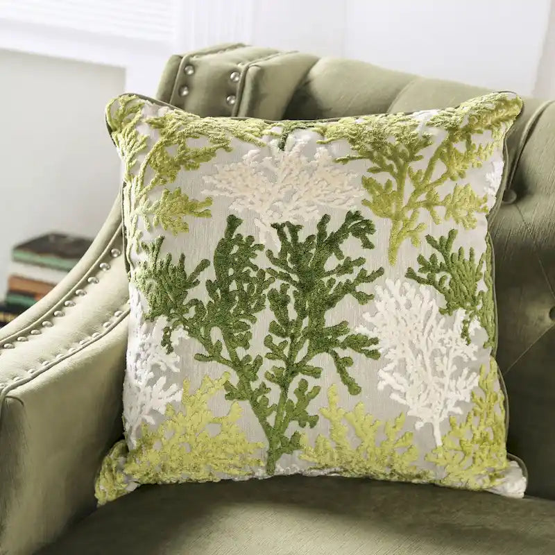 Set da soggiorno 2 pezzi Olie Transitional Green Microfiber Sloped Arms di Furniture of America