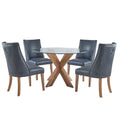 Set da pranzo Allard Rustic Famhouse 5 pezzi