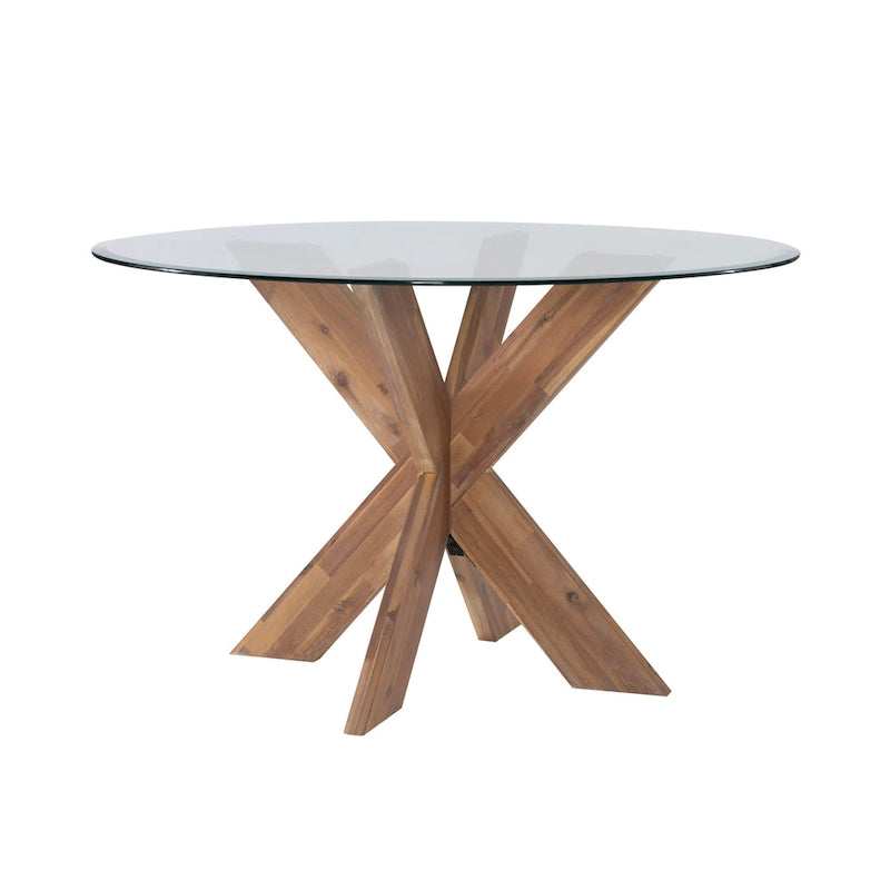 Set da pranzo Allard Rustic Famhouse 5 pezzi