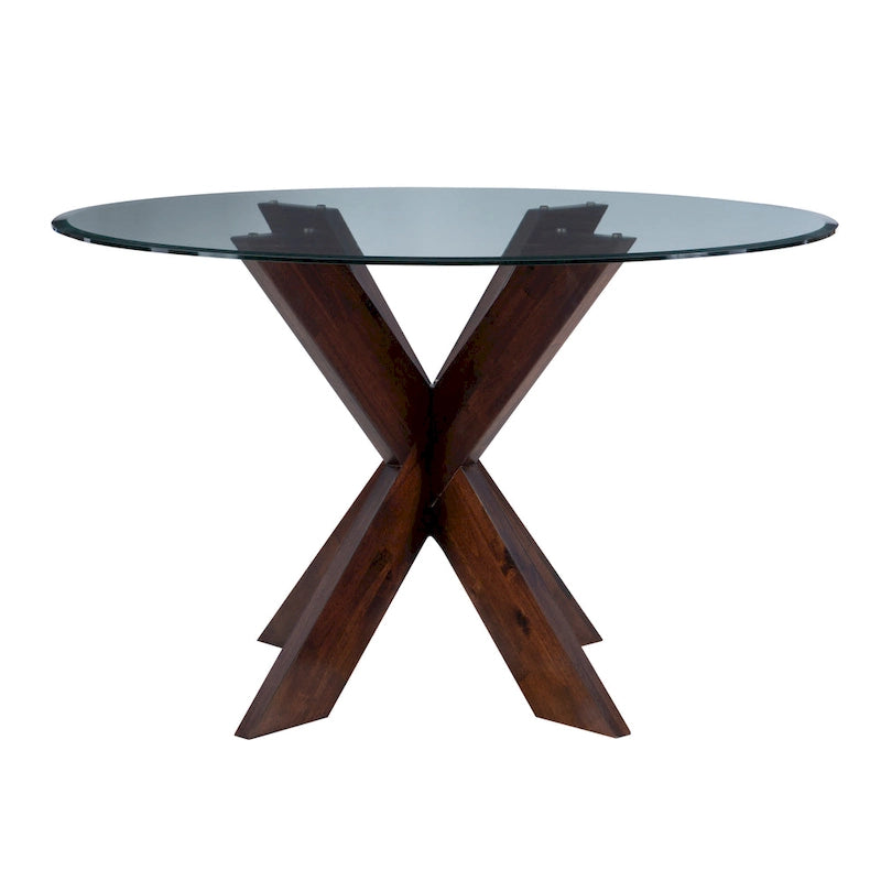 Set da pranzo Allard Rustic Famhouse 5 pezzi