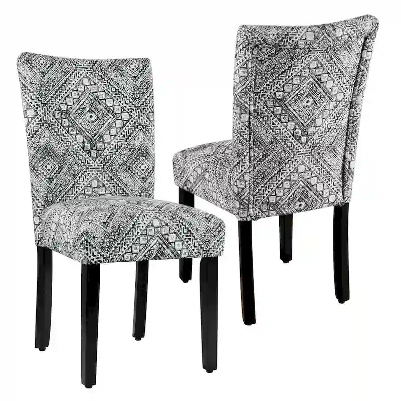 Sedia da pranzo HomePop Classic Parsons Medallion (Set da 2)