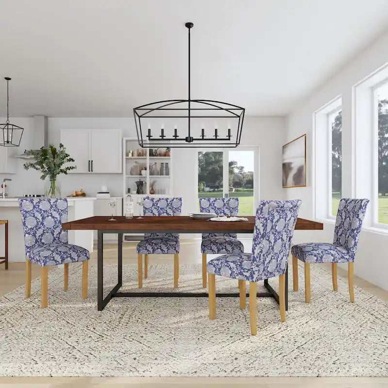 Sedia da pranzo HomePop Classic Parsons Medallion (Set da 2)