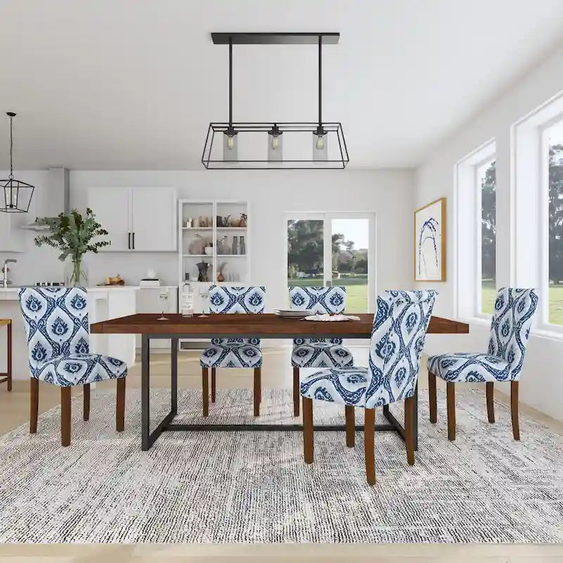 Sedia da pranzo HomePop Classic Parsons Medallion (Set da 2)