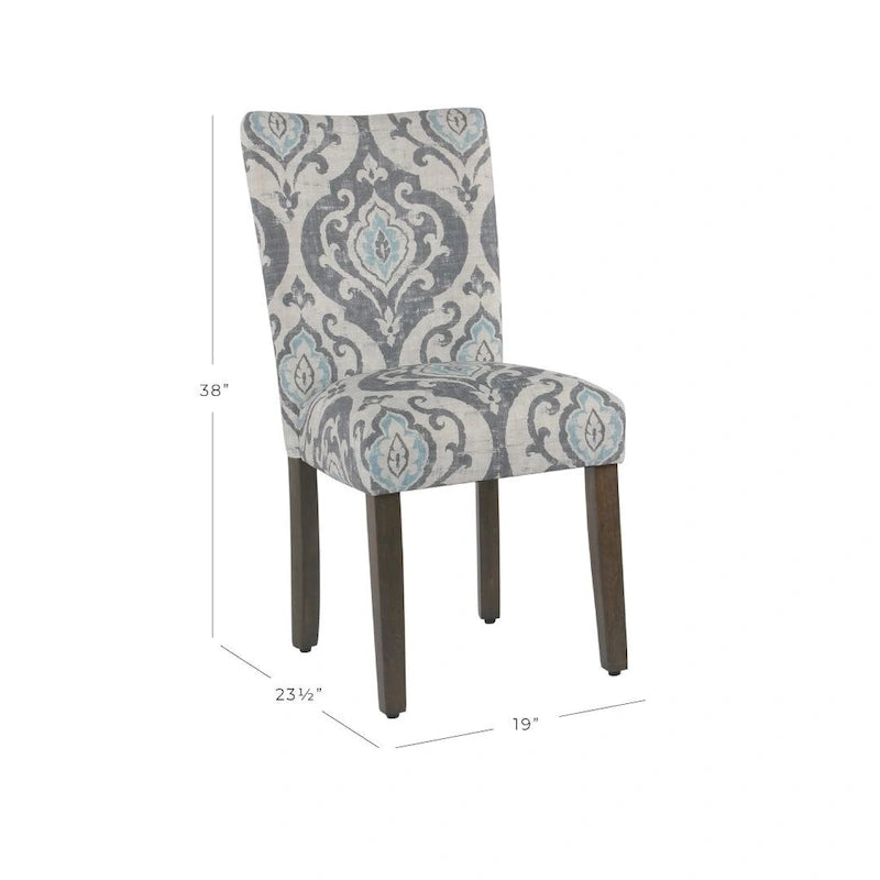 Sedia da pranzo HomePop Classic Parsons Medallion (Set da 2)