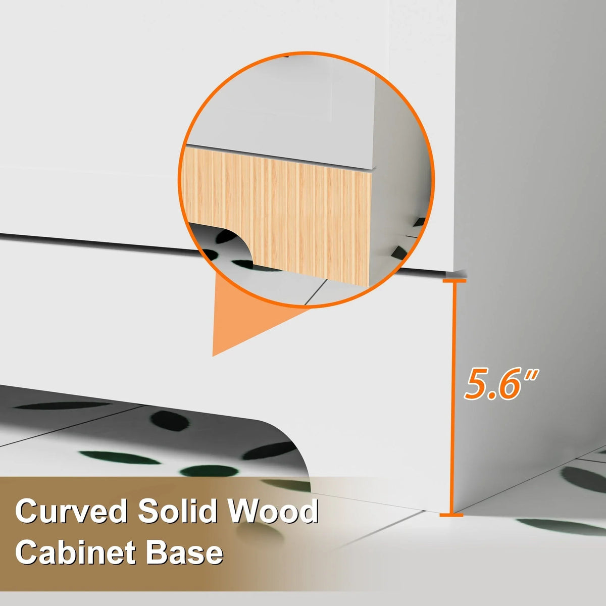 Mobile bagno 30/36/48 Wavy Line con lavabo e rubinetto