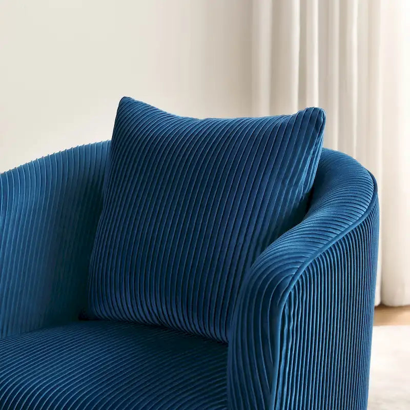 Art Leon Set of 2 Velvet Accent Side Chair with Back Cushion