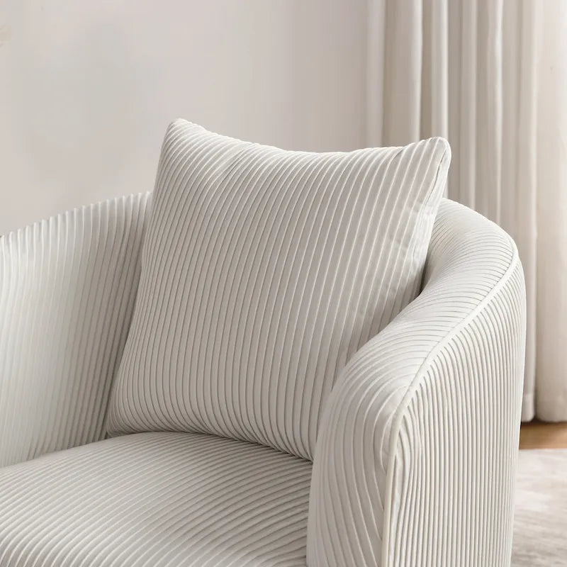 Art Leon Set of 2 Velvet Accent Side Chair with Back Cushion