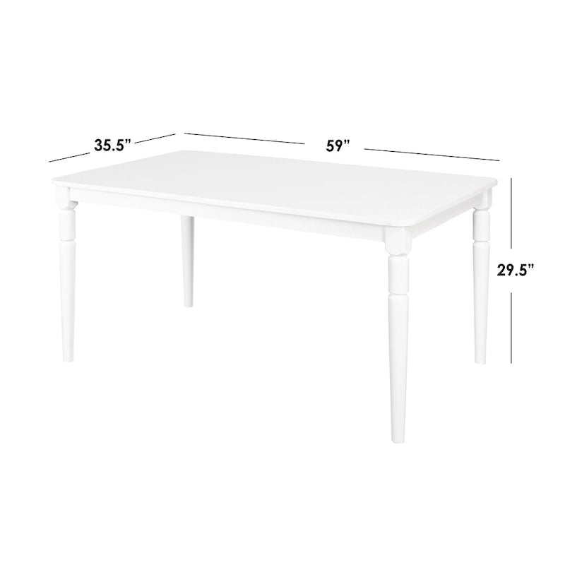 Set da pranzo Albury 6 pezzi Simple Living con panca