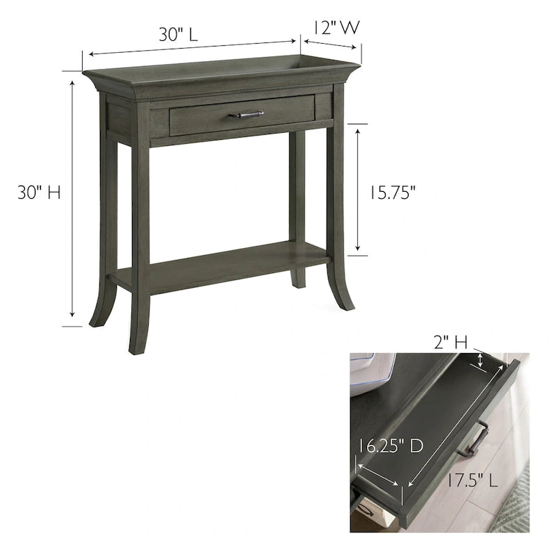 Consolle Leick Home Traditional con Bordo a Vassoio