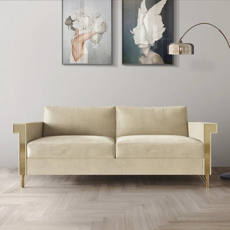 CraftPorch Divano lussuoso con rivestimento in velluto