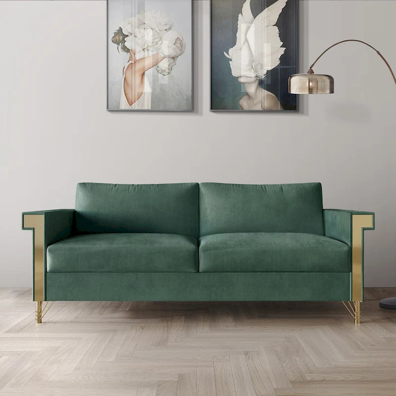 CraftPorch Divano lussuoso con rivestimento in velluto