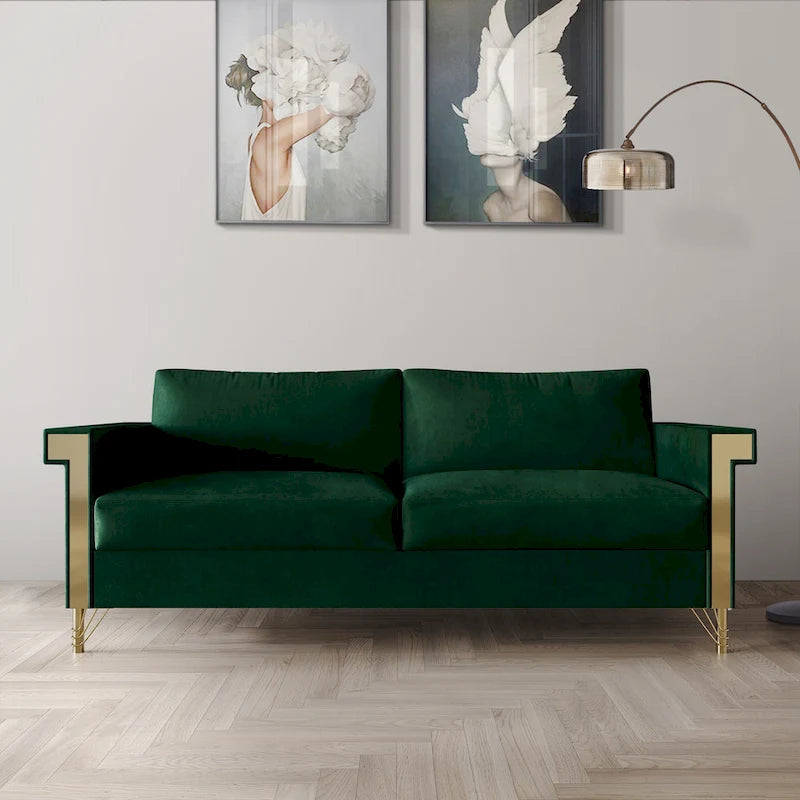 CraftPorch Divano lussuoso con rivestimento in velluto