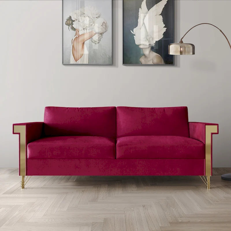 CraftPorch Divano lussuoso con rivestimento in velluto