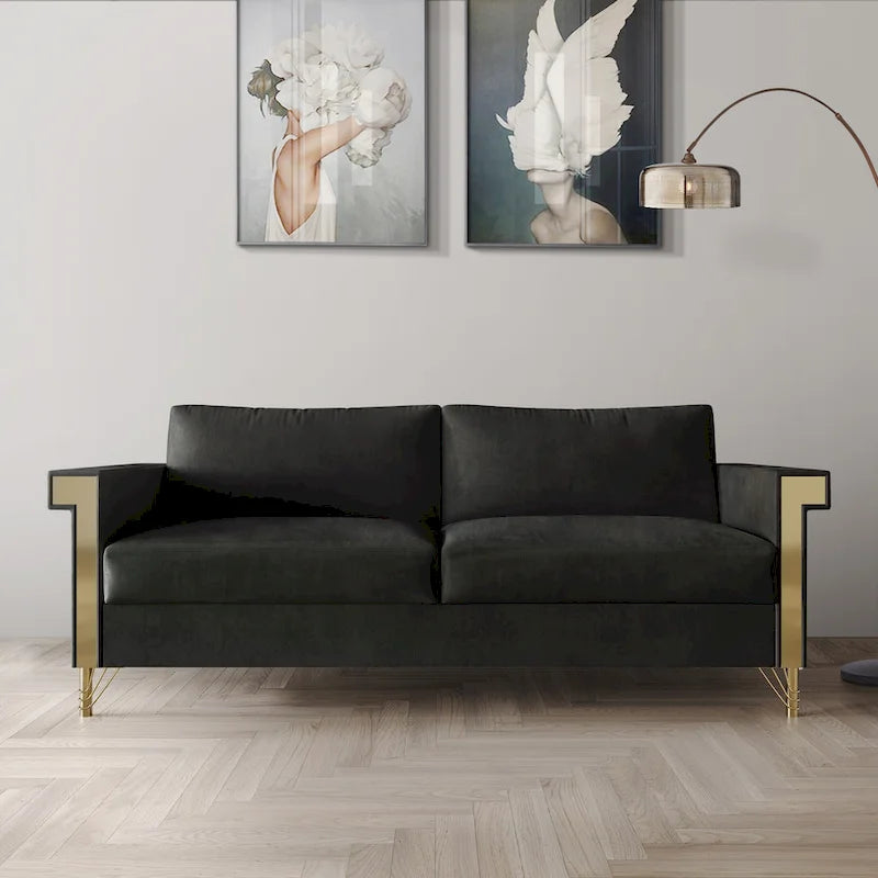 CraftPorch Divano lussuoso con rivestimento in velluto