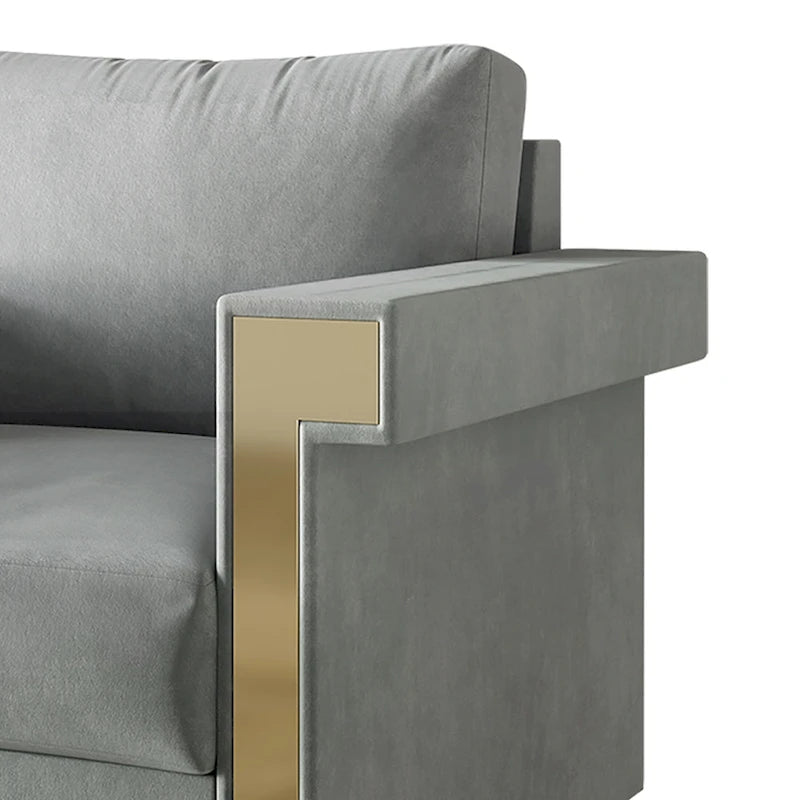 CraftPorch Divano lussuoso con rivestimento in velluto
