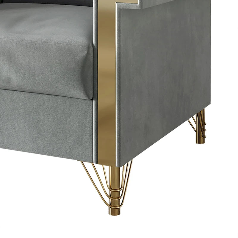 CraftPorch Divano lussuoso con rivestimento in velluto