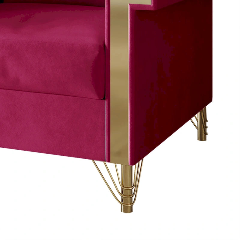 CraftPorch Divano lussuoso con rivestimento in velluto