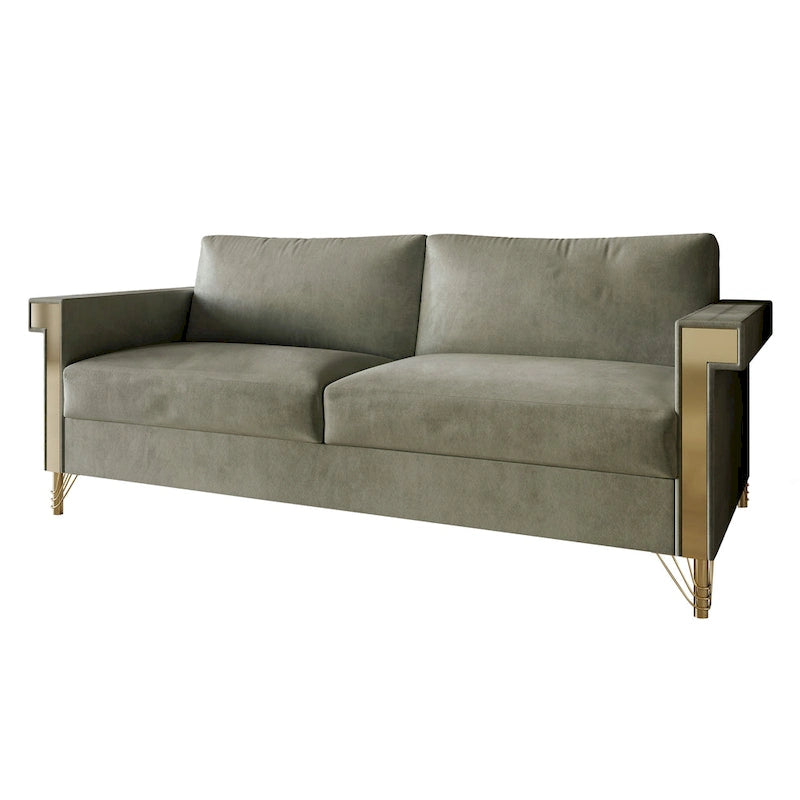 CraftPorch Divano lussuoso con rivestimento in velluto