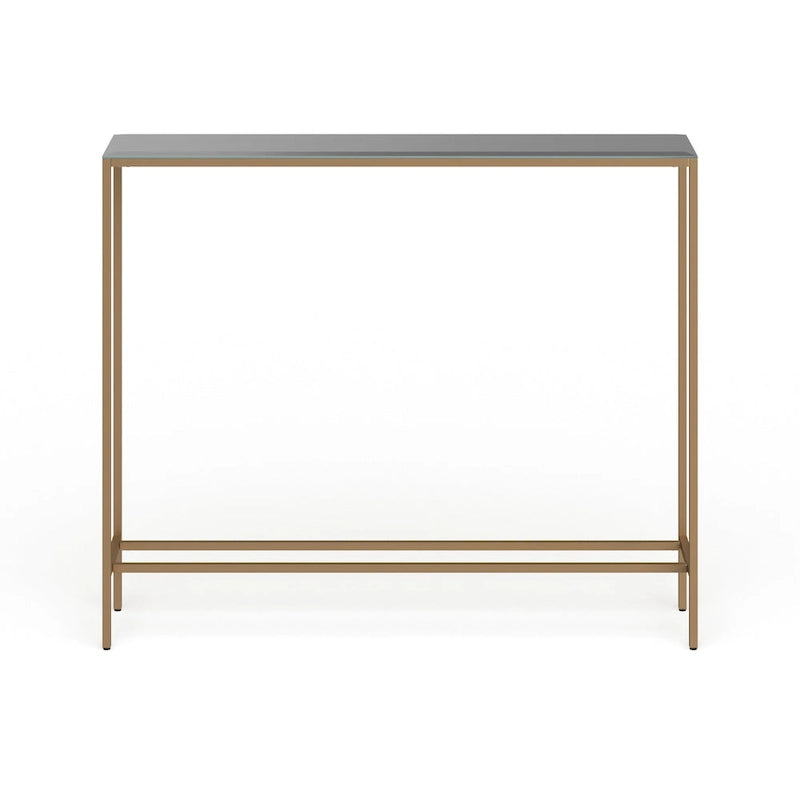 Tavolino Consolle Lungo Stretto con Specchio Superiore SEI Furniture Ham