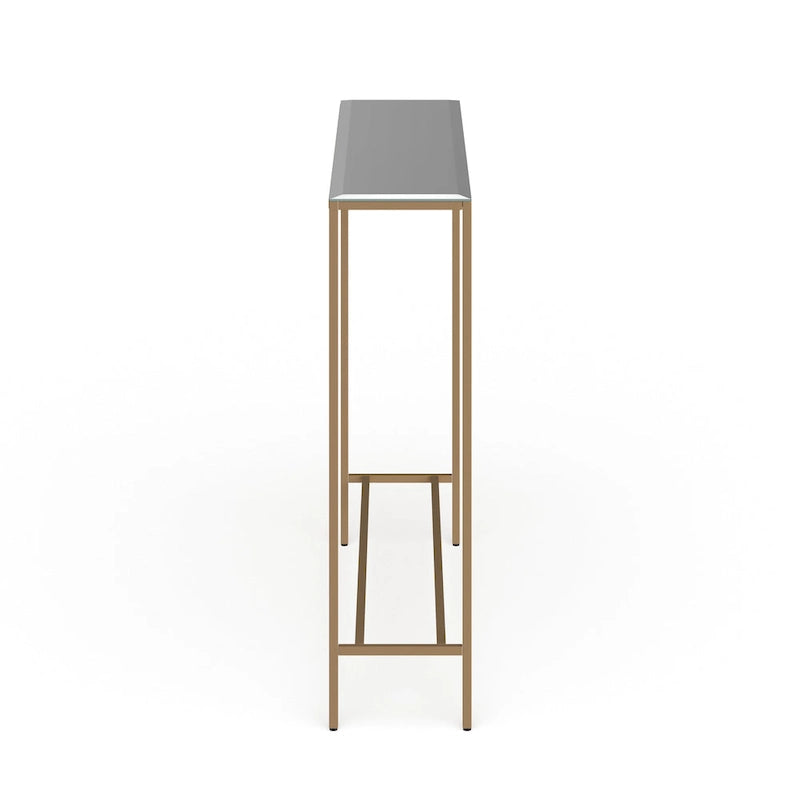 Tavolino Consolle Lungo Stretto con Specchio Superiore SEI Furniture Ham