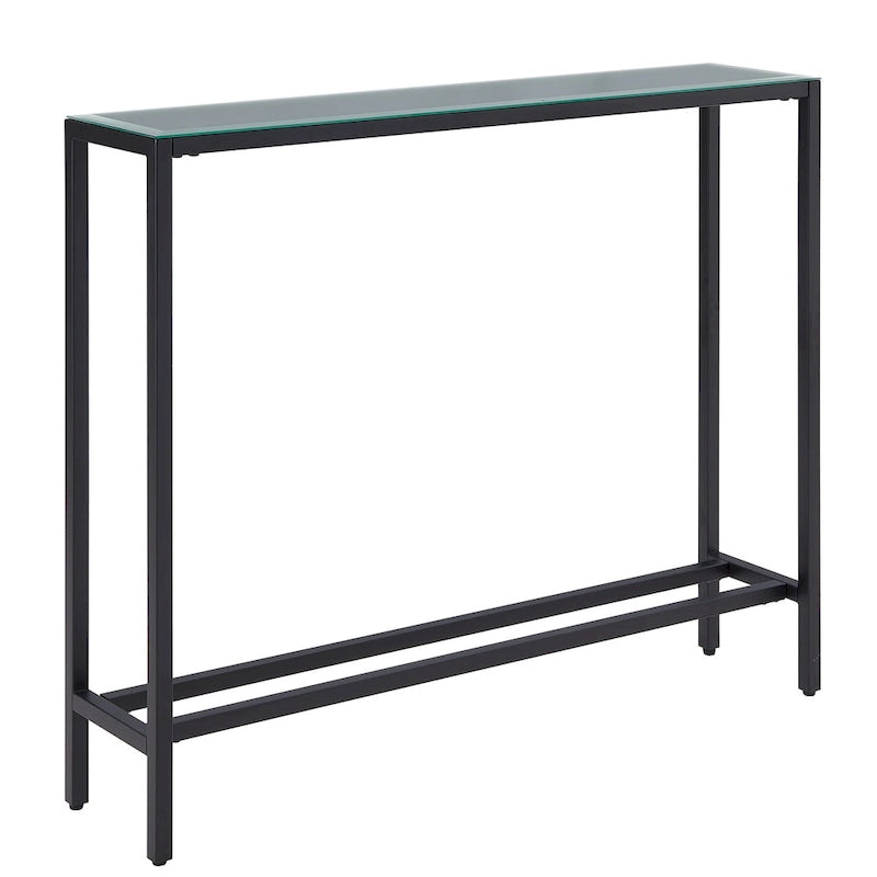 Tavolino Consolle Lungo Stretto con Specchio Superiore SEI Furniture Ham