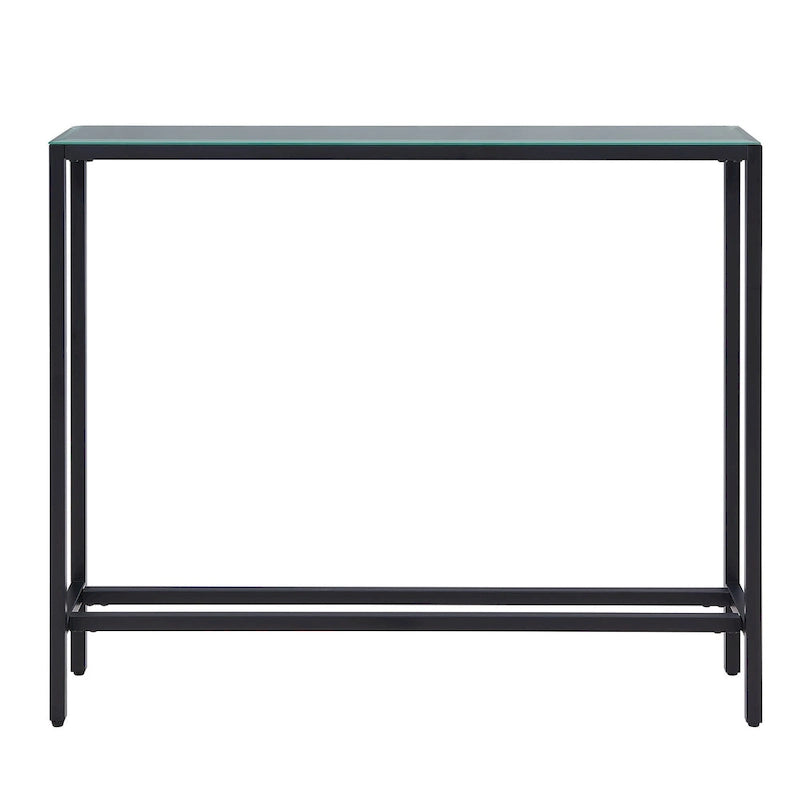 Tavolino Consolle Lungo Stretto con Specchio Superiore SEI Furniture Ham