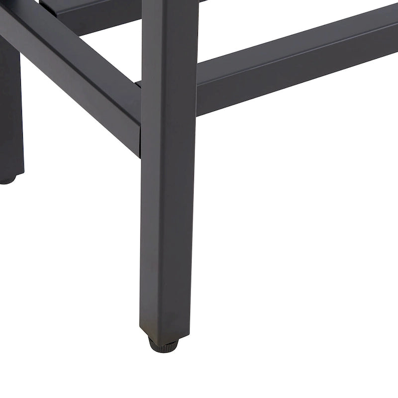 Tavolino Consolle Lungo Stretto con Specchio Superiore SEI Furniture Ham