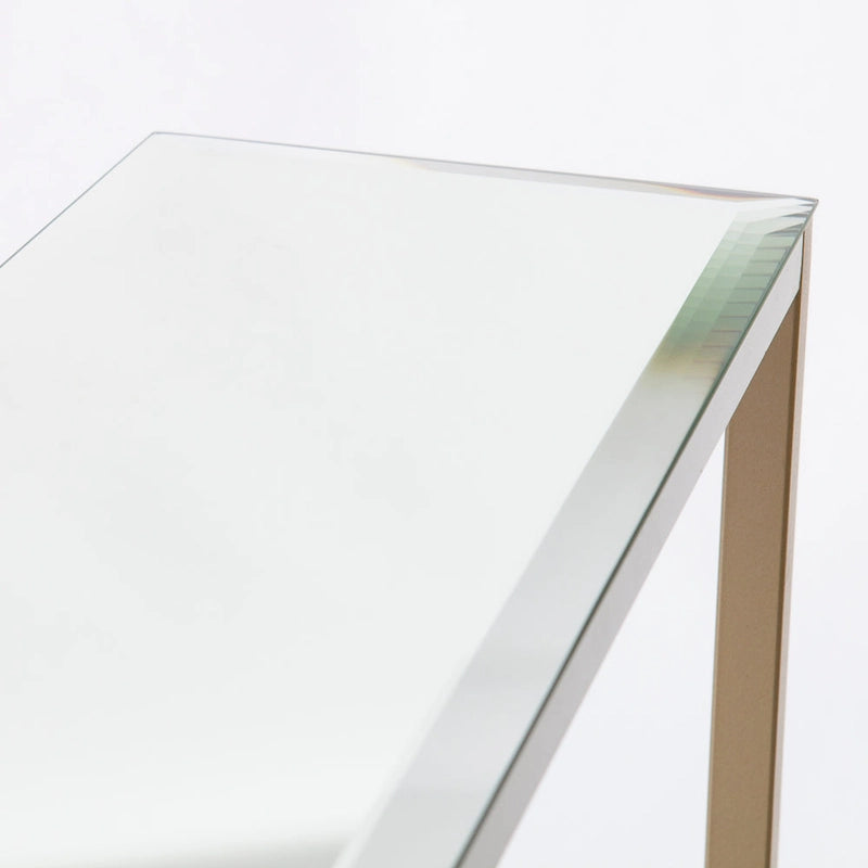 Tavolino Consolle Lungo Stretto con Specchio Superiore SEI Furniture Ham