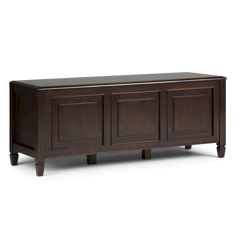 WYNDENHALL Hampshire - Cassapanca/Panca contenitore tradizionale in LEGNO MASSELLO, larga 51 pollici - 51 L x 18 P x 20,75 A