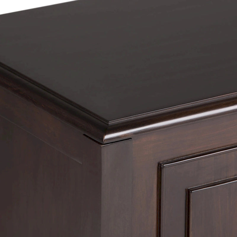 WYNDENHALL Hampshire - Cassapanca/Panca contenitore tradizionale in LEGNO MASSELLO, larga 51 pollici - 51 L x 18 P x 20,75 A