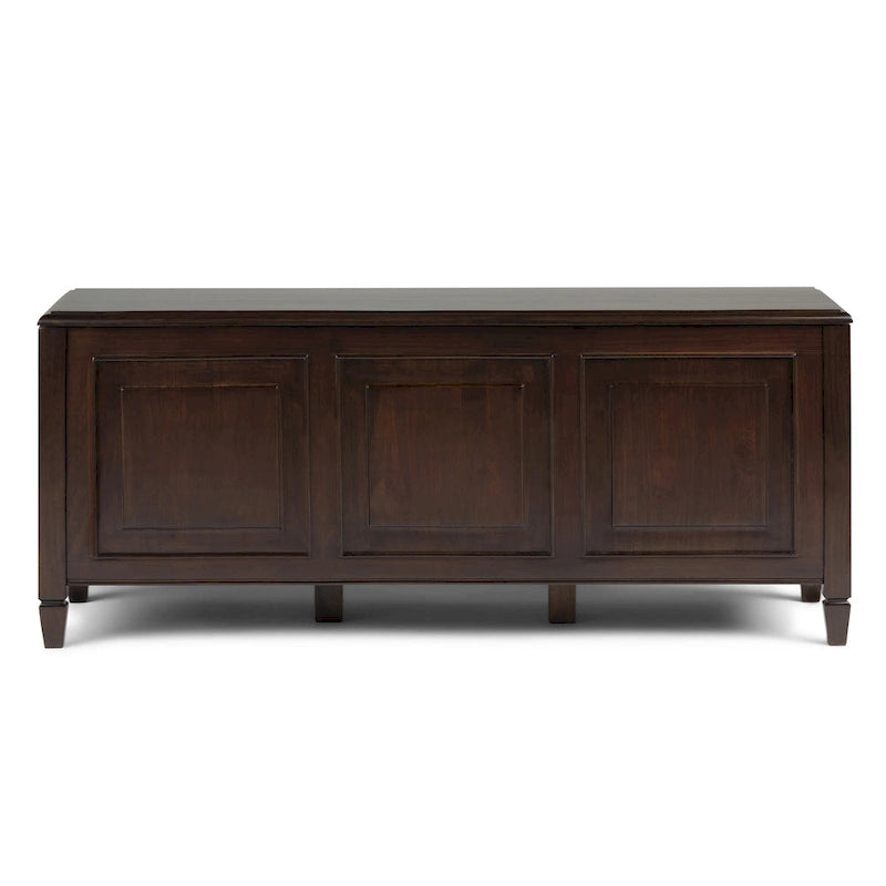 WYNDENHALL Hampshire - Cassapanca/Panca contenitore tradizionale in LEGNO MASSELLO, larga 51 pollici - 51 L x 18 P x 20,75 A