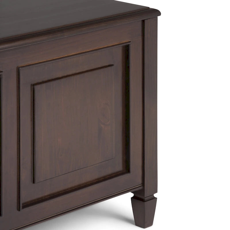 WYNDENHALL Hampshire - Cassapanca/Panca contenitore tradizionale in LEGNO MASSELLO, larga 51 pollici - 51 L x 18 P x 20,75 A