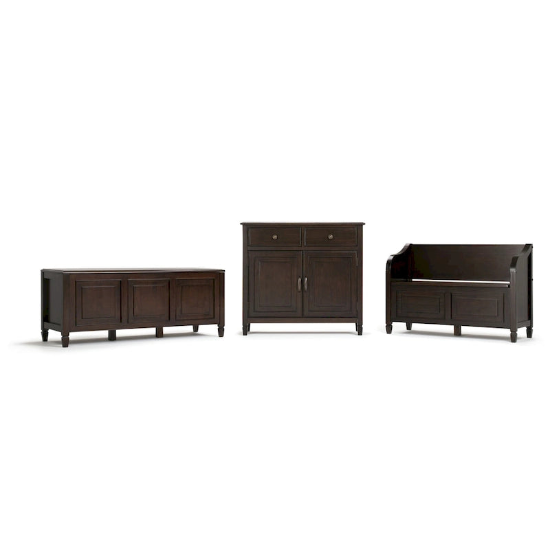 WYNDENHALL Hampshire - Cassapanca/Panca contenitore tradizionale in LEGNO MASSELLO, larga 51 pollici - 51 L x 18 P x 20,75 A