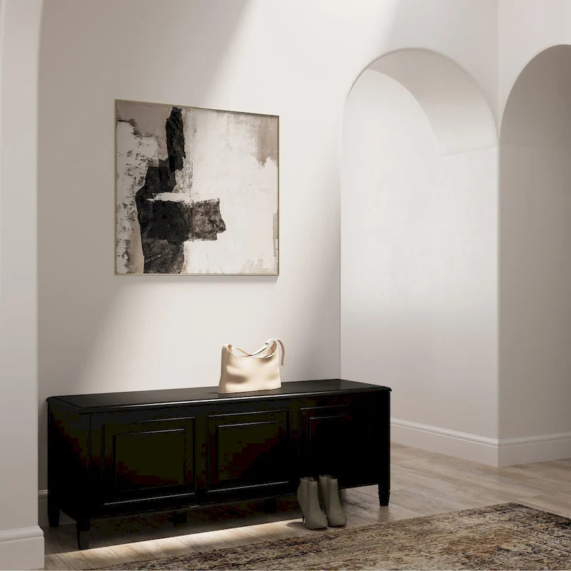 WYNDENHALL Hampshire - Cassapanca/Panca contenitore tradizionale in LEGNO MASSELLO, larga 51 pollici - 51 L x 18 P x 20,75 A