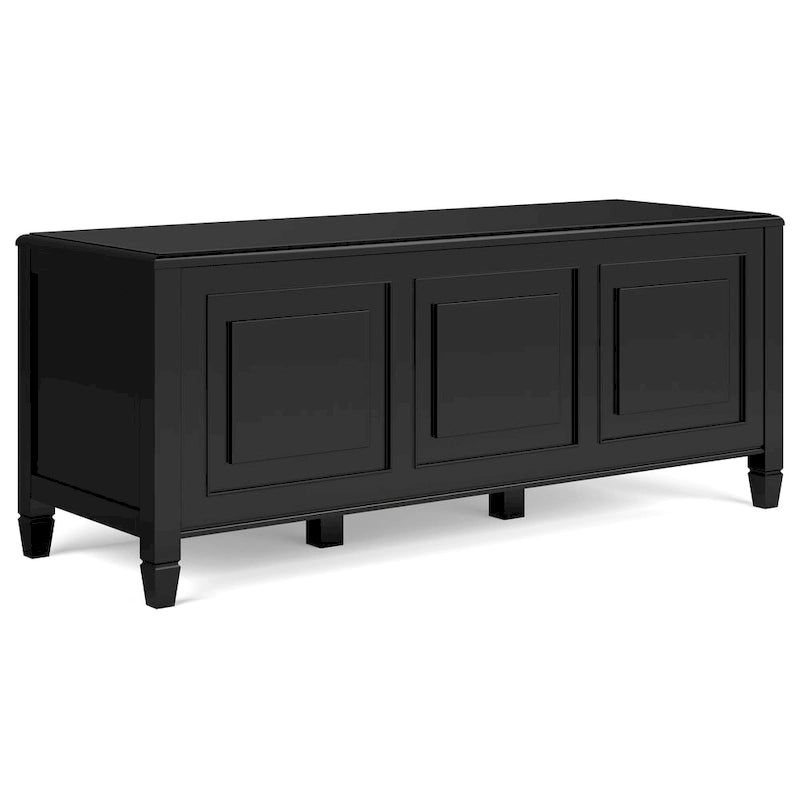 WYNDENHALL Hampshire - Cassapanca/Panca contenitore tradizionale in LEGNO MASSELLO, larga 51 pollici - 51 L x 18 P x 20,75 A