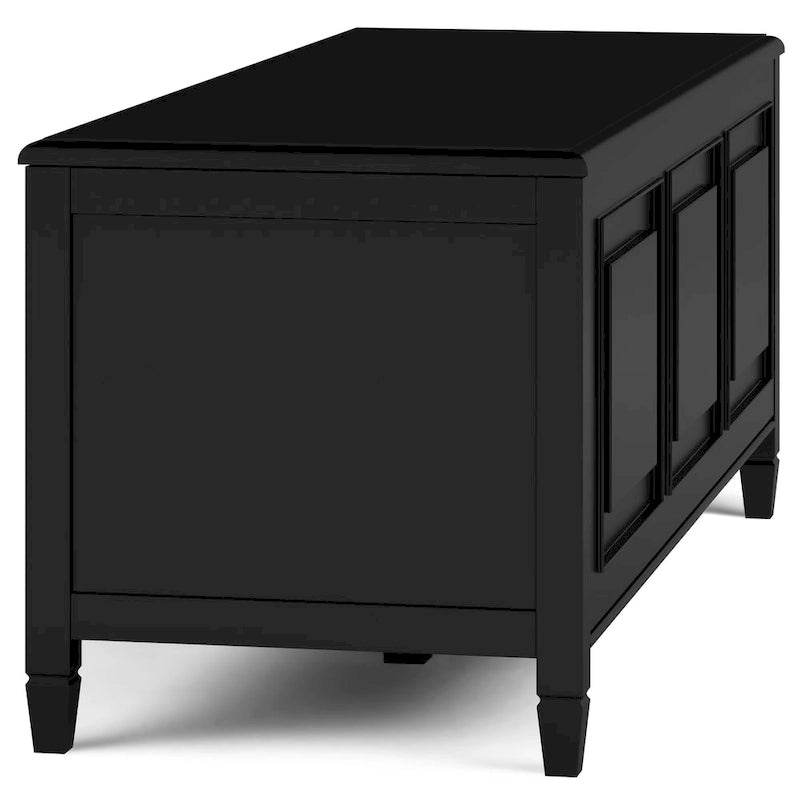 WYNDENHALL Hampshire - Cassapanca/Panca contenitore tradizionale in LEGNO MASSELLO, larga 51 pollici - 51 L x 18 P x 20,75 A