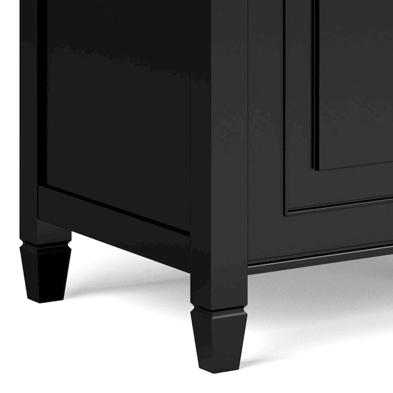 WYNDENHALL Hampshire - Cassapanca/Panca contenitore tradizionale in LEGNO MASSELLO, larga 51 pollici - 51 L x 18 P x 20,75 A