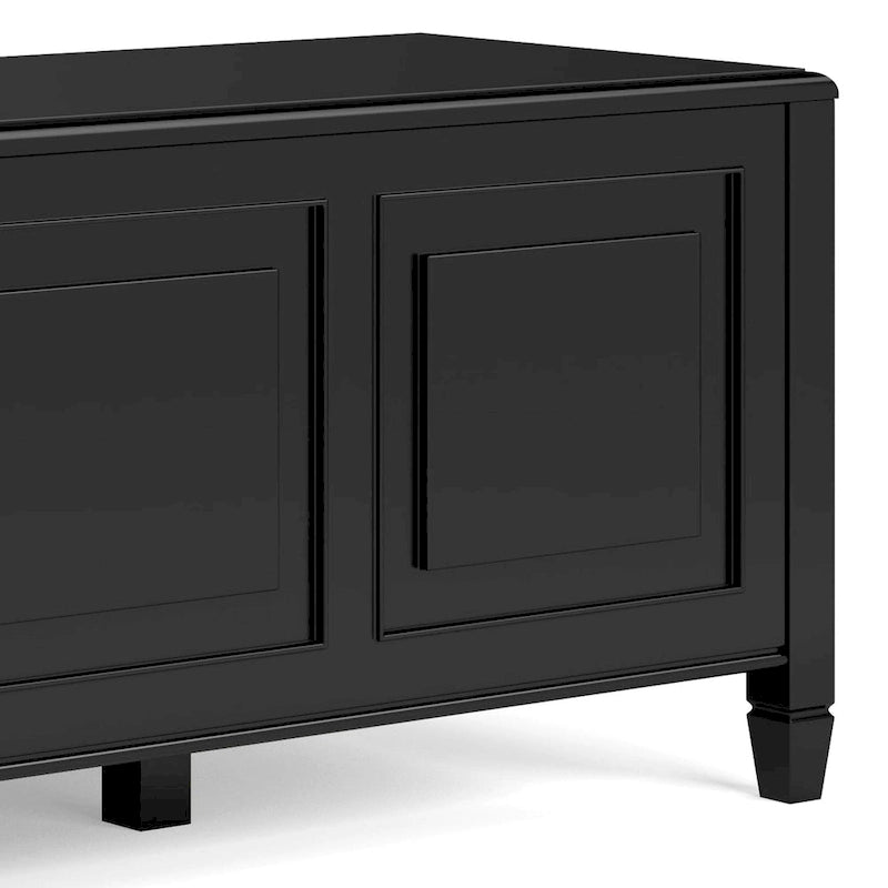 WYNDENHALL Hampshire - Cassapanca/Panca contenitore tradizionale in LEGNO MASSELLO, larga 51 pollici - 51 L x 18 P x 20,75 A
