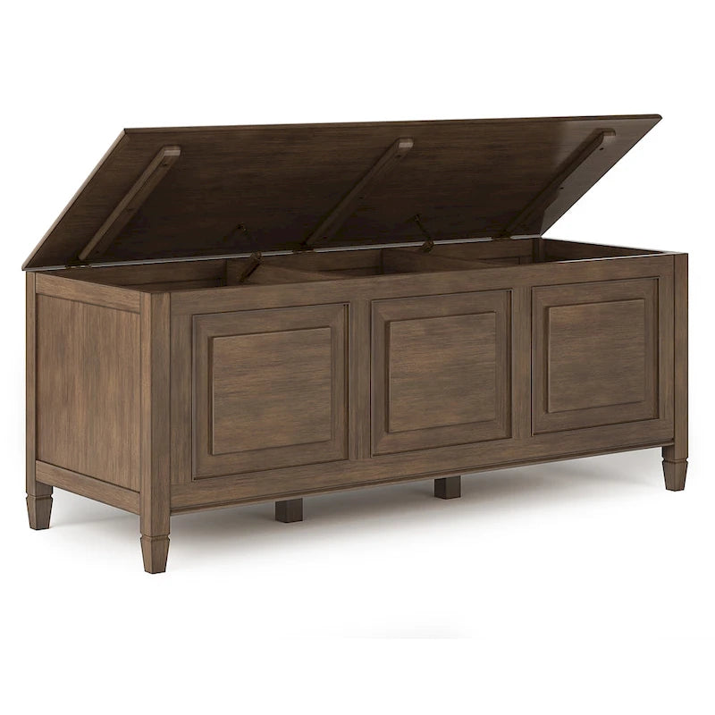 WYNDENHALL Hampshire - Cassapanca/Panca contenitore tradizionale in LEGNO MASSELLO, larga 51 pollici - 51 L x 18 P x 20,75 A